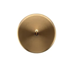 Interrupteur, Iris Horizon, Simple, Vieux bronze satiné, Va-et-vient x1, Doré, L8cm, H8cm - Modelec