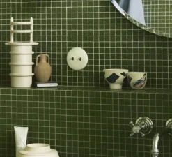 Interrupteur*Modelec Interrupteur, Iris, Simple, Porcelaine blanc, Va-et-vient ou Poussoir x2, Acier, L8cm, H8cm -