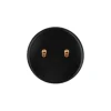 Interrupteur, Iris, Simple, Noir satin, Volet roulant x2 va-et-vient, Laiton, L8cm, H8cm - Modelec