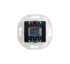 Interrupteur*Modelec Interrupteur, Iris, Simple, Noir soft touch, Va-et-vient ou Poussoir, Acier, L8cm, H8cm -