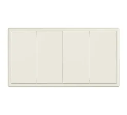 Interrupteur, LS 990, Double horizontal, Ivoire, Va-et-vient x2, Va-et-vient x2, Ivoire, L15,2cm, H8,1cm - Jung