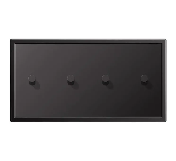 Interrupteur, LS 1912, Double horizontal, Canon de fusil, Va-et-vient x2, Va-et-vient x2, Canon de fusil, L15,2cm, H8,1cm - Jung