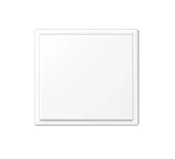 Interrupteur, LS 990, Simple, Blanc mat, Permutateur x1, Blanc mat, L8,1cm, H8,1cm - Jung