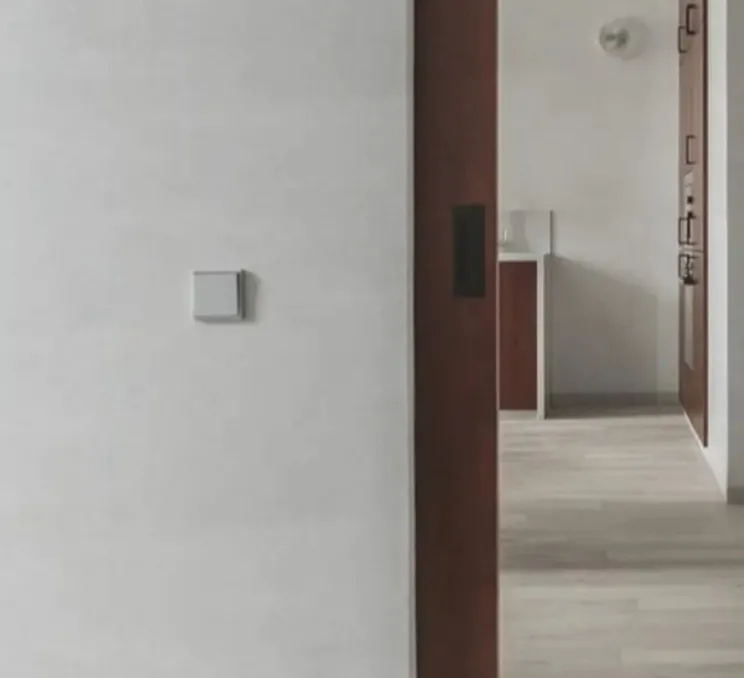 Interrupteur, LS 990, Simple, Blanc mat, Poussoir x1, Blanc mat, L8,1cm, H8,1cm - Jung