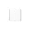 Interrupteur*Jung Interrupteur, LS 990, Simple, Blanc brillant, Va-et-vient x2, Blanc, L8,1cm, H8,1cm -
