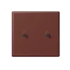 Interrupteur, LS 1912, Simple, Le Corbusier Terre Sienne brûlée 31 32120, Va-et-vient x2, Le Corbusier Terre Sienne brûlée 31 32120, L8,1cm, H8,1cm - Jung