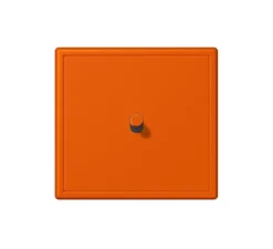 Interrupteur*Jung Interrupteur, LS 1912, Simple, Le Corbusier Orange vif 4320S, Va-et-vient x1, Le Corbusier Orange vif 4320S, L8,1cm, H8,1cm -