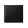 Interrupteur*Jung Interrupteur, LS 990, Simple, Noir mat, Va-et-vient x2, Noir mat, L8,1cm, H8,1cm -