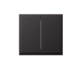 Interrupteur*Jung Interrupteur, LS ZERO, Simple, Canon de fusil, Poussoir x2, Canon de fusil, L8,1cm, H8,1cm -