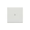 Interrupteur, Vintage, Simple, Blanc mat, Va-et-vient x1, Blanc, L9,5cm, H9,5cm - Vimar