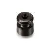 Prise*Fontini Isolateur pour câble tressé, Garby, Porcelaine marron, Paquet de 5 pièces, L10cm, H4,2cm -