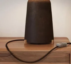 Accessoires*Creative Cables Kit pieds en bois, support pour lampe de table, série Materia, bois de hêtre , L3cm, H2cm - naturel