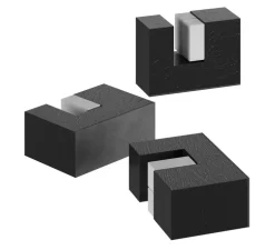 Kit pieds en bois, support pour lampe de table, série Materia, bois de hêtre noir, L3cm, H2cm - Creative Cables