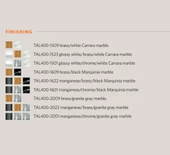 Lampadaire*Tato Italia Lampadaire, Alzabile, , LED, 2700K, 806lm, L38cm, H216cm - blanc brillant, laiton, marbre noir