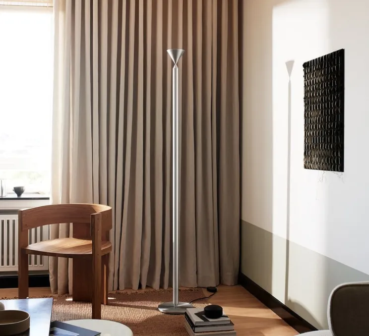 Lampadaire, Apollo 180, aluminium, Ø25cm, H180cm - Pholc