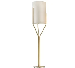 Lampadaire*CVL Lampadaire, Arborescence XL, , Ø40cm, H180cm - Blanc et laiton