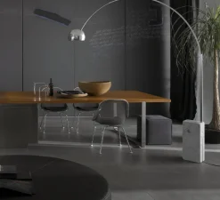 Lampadaire*Flos Lampadaire, Arco LED, , 2700K, 1124lm, H240cm, Ø32cm - blanc