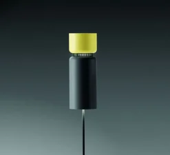 Lampadaire*B.lux Lampadaire, Aspen, F17, , H170cm - B-LUX citron, gris