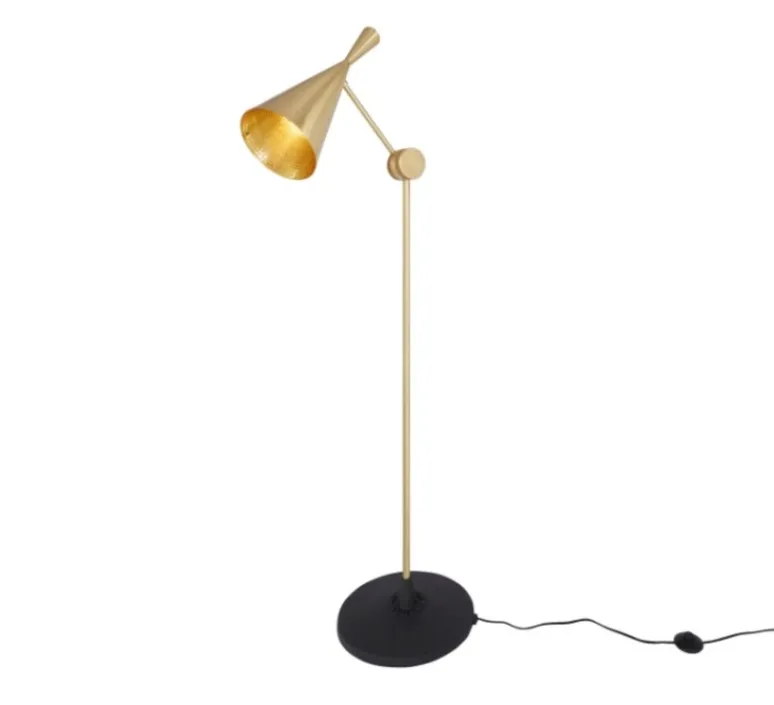 Lampadaire*Tom Dixon Lampadaire, Beat, , L35cm, H157cm - laiton brossé