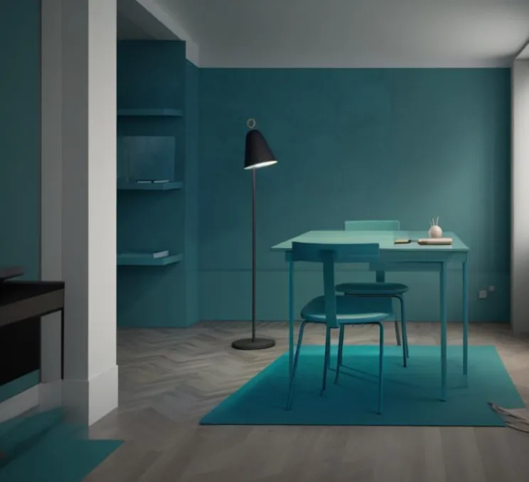 Lampadaire, Bella, noir, Ø20cm, H135cm - Herstal