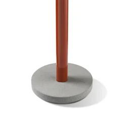 Lampadaire, Bellhop, rouge brique, LED, 2700K, 1023lm, Ø26cm, H178cm - Flos