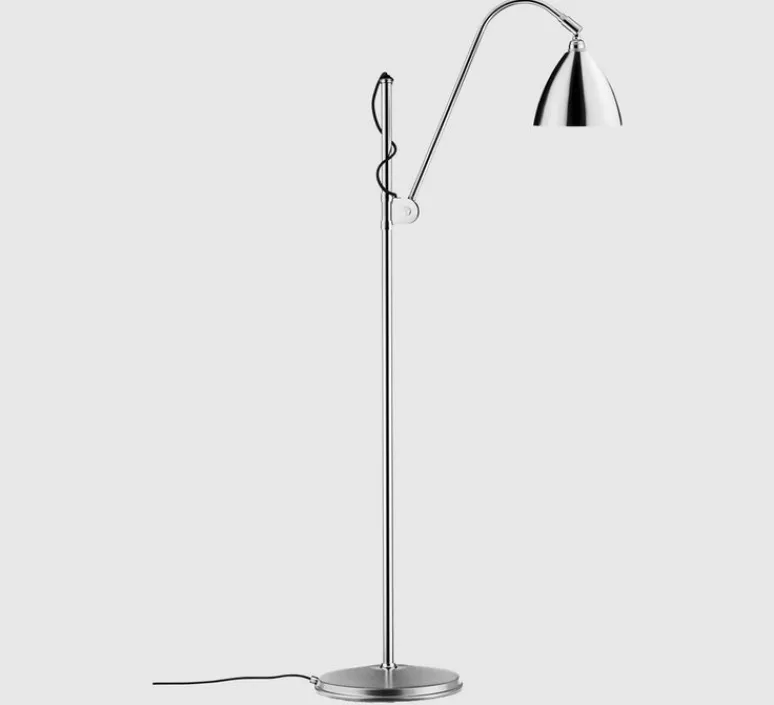 Lampadaire*Gubi Lampadaire, Best-Lite BL3 small, , Ø28cm, H113-152cm - chrome