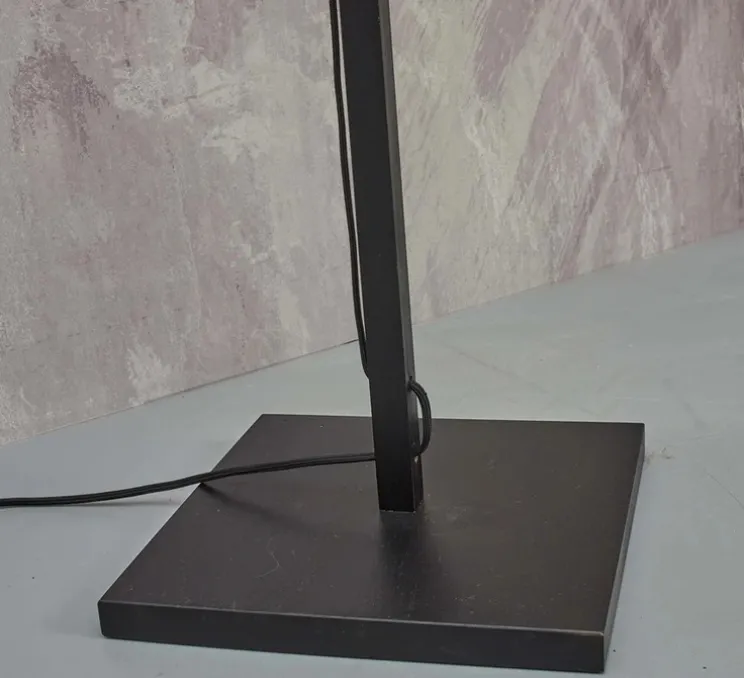 Lampadaire, Bhutan S, naturel, noir, L20cm, H135cm - Good&Mojo
