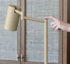 Lampadaire, Bilbao, beige, L53cm, H154cm - It's about Romi