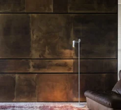 Lampadaire*KDLN Lampadaire, Bird, , LED, dim, 2700K, 660 lm, L23cm, H126cm - blanc