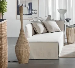 Lampadaire*Gervasoni Lampadaire, Bolla M, , Ø40cm, H155cm - naturel