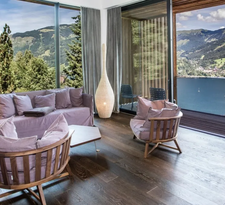 Lampadaire, Bolla S, naturel, Ø31cm, H120cm - GERVASONI