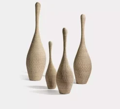 Lampadaire, Bolla S, naturel, Ø31cm, H120cm - GERVASONI