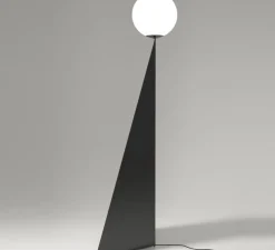 Lampadaire, Bonhomme, noir, L56cm, H170cm - Atelier Areti