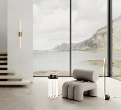 Lampadaire, Bow, bronze, LED, dim, 2400K, lm, L14cm, H100cm - 101 Copenhagen