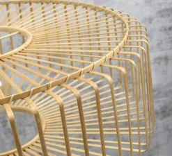 Lampadaire, Bromo small, naturel, Ø40cm, H176cm - Good&Mojo