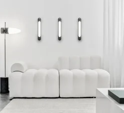 Lampadaire*101 Copenhagen Lampadaire, Bull, , L65cm, H140cm - gris, blanc