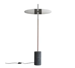Lampadaire*101 Copenhagen Lampadaire, Bull, , L65cm, H140cm - gris, blanc