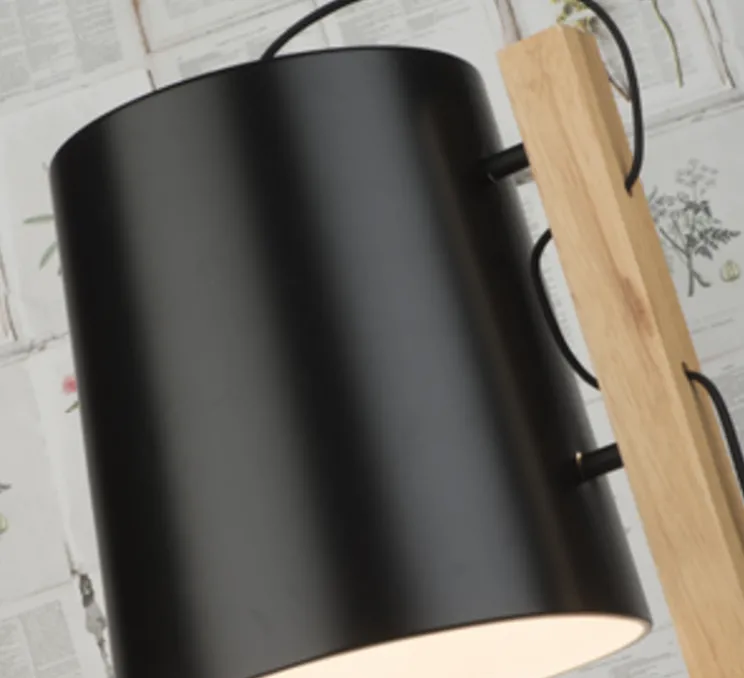 Lampadaire, Cambridge, noir, L30cm, H168cm - It's about Romi