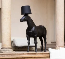 Lampadaire*Moooi Lampadaire, Cheval, Horse Lamp, , L230cm, H240cm - noir