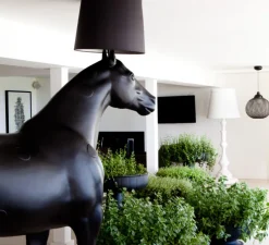 Lampadaire, Cheval, Horse Lamp, noir, L230cm, H240cm - Moooi