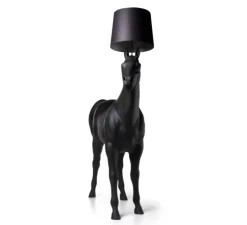 Lampadaire, Cheval, Horse Lamp, noir, L230cm, H240cm - Moooi