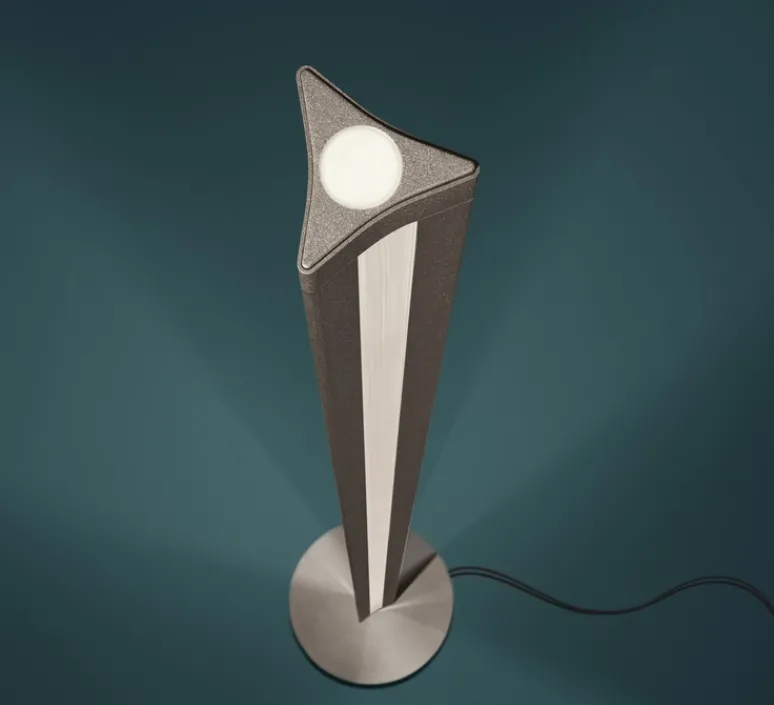 Lampadaire*Foscarini Lampadaire, Chiaroscura, , LED, dim, 2700K, 4730 lm, Ø25cm, H183cm - titane