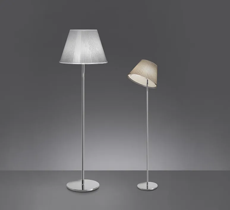 Lampadaire*Artemide Lampadaire, Choose, , Ø35,8cm, H140cm - parchemin et gris anthracite