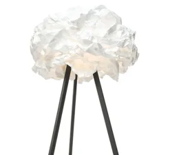 Lampadaire*Proplamp Lampadaire, Cloud, , pied noir, H109cm - blanc