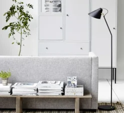 Lampadaire*House Doctor Lampadaire, Club, , L18cm, H130cm - noir