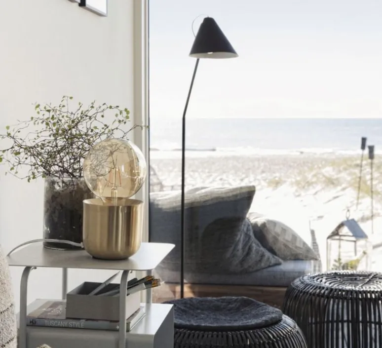 Lampadaire*House Doctor Lampadaire, Club, , L18cm, H130cm - noir