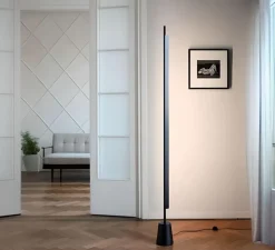 Lampadaire, Compendium D81tw2, noir, LED, 2700K, Ø14,5cm, H178cm - Luceplan