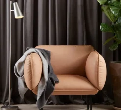 Lampadaire*Woud Lampadaire, Cono, , Ø23cm, H141,5cm - Satin