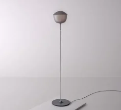 Lampadaire, Contour 225, gris ardoise, LED, dim, 1800-3000K, Ø30cm, H151cm - A-N-D