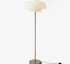 Lampadaire, Copenhagen SC14, bronze, verre opalin, LED, Ø50cm, H150cm - AndTradition